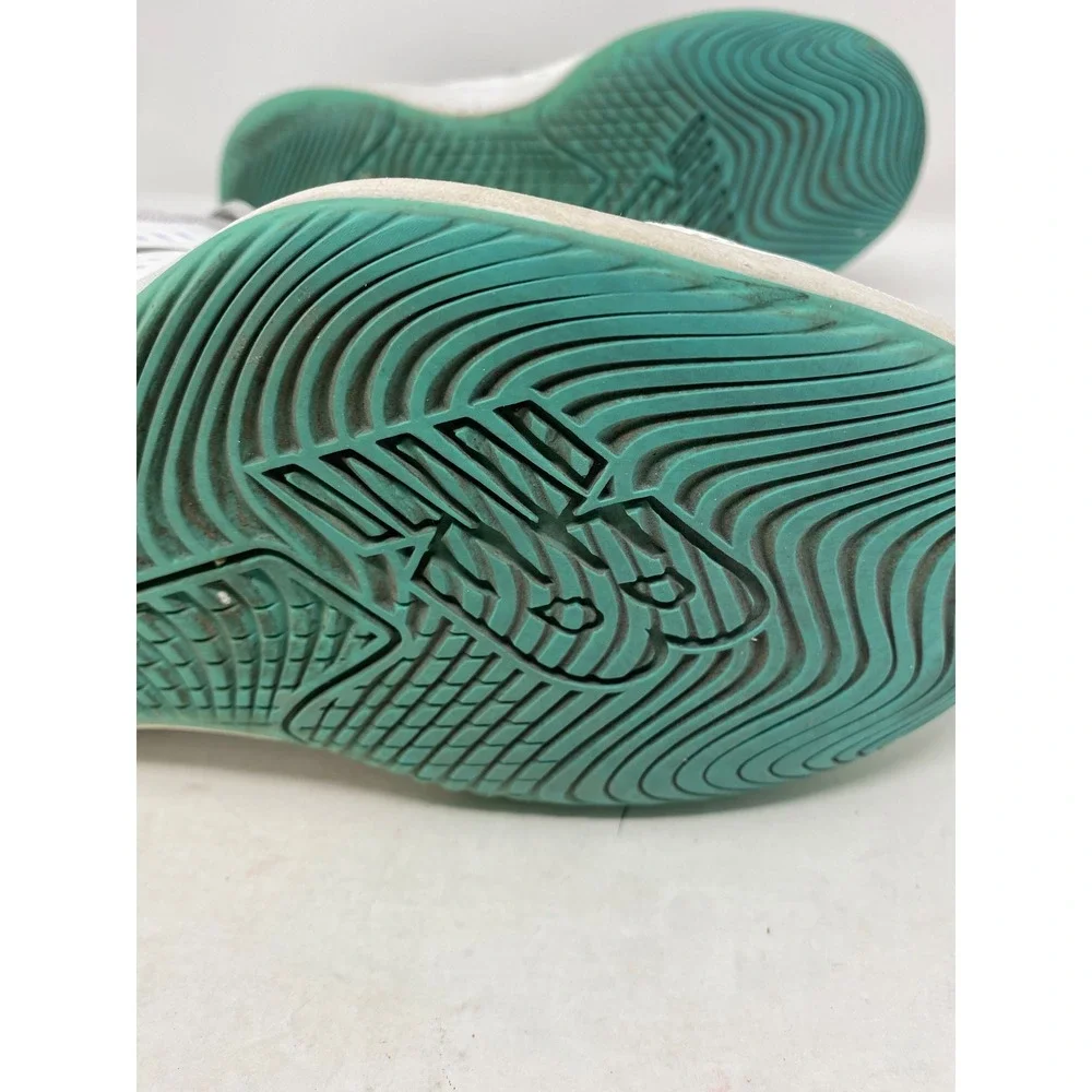 New Balance 696v4 Womens Tennis Shoes White Grey Teal WCH696D4 Size 8 Wide